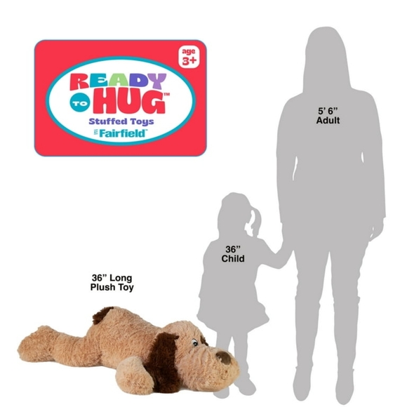 Fairfield Ready to Hug 41" Dog Plush Stuffed Animal - Picture 4 of 9